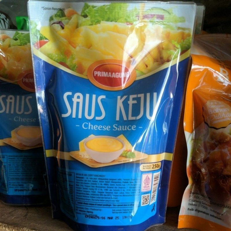 

saos keju 250gr prima agung saus keju