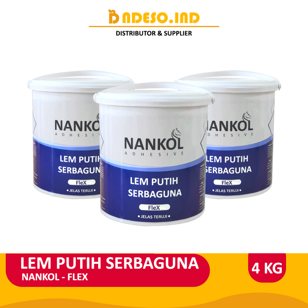 

Lem Putih Serbaguna Nankol Flex - 4KG