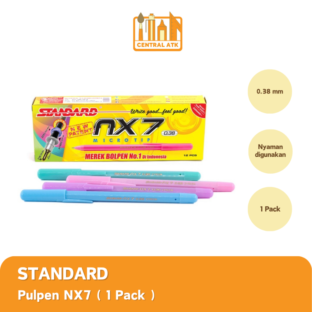 

BOLPEN / BALLPOINT / PULPEN STANDARD NX7 (1 PAK)