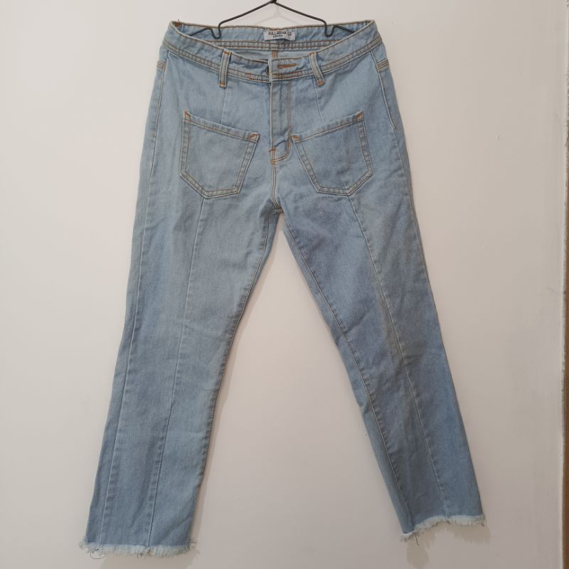 Celana Boyfriend Jeans Highwaist PULL&BEAR