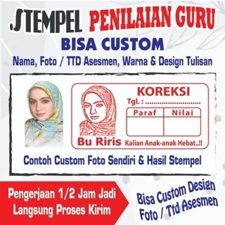 

Stempel Nilai Guru / Penilaian / Koreksi / Checked / Reward