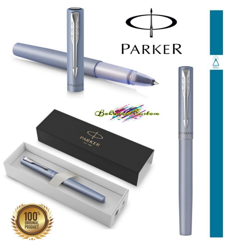

PULPEN PARKER ORIGINAL NEW VECTOR XL BLUE SILVER BLEND SATIN METALIK ROLLERBALL PEN GRATIS REQUEST CUSTOM GRAFIR NAMA ANDA ATAU LOGO ANDA COCOK UNTUK PEMAKAIAN PRIBADI ATAU UNTUK HADIAH SPESIAL MERCHANDISE PROMOSI