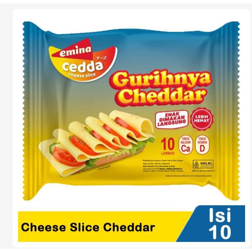 

Emina Cheese Slice Ceddar 10'S