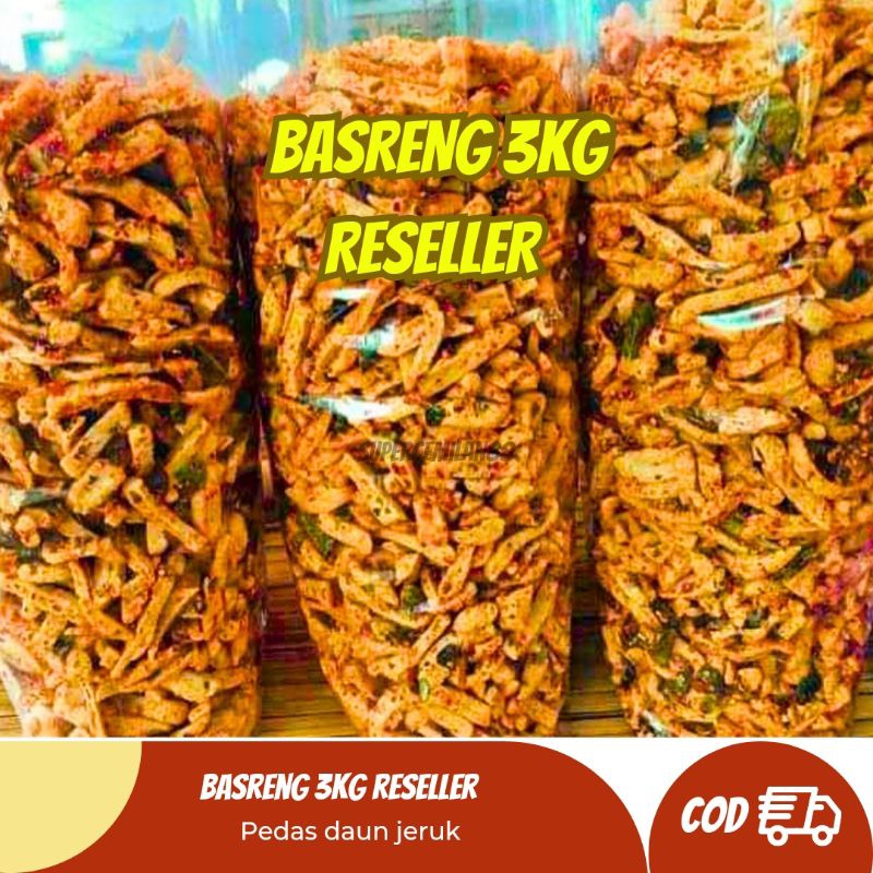 

Basreng pedas daun jeruk 3kg reseller