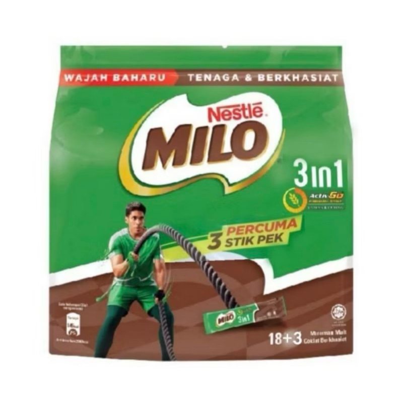 

NESTLE MILO 3in1 isi MALAYSIA | toko.cion