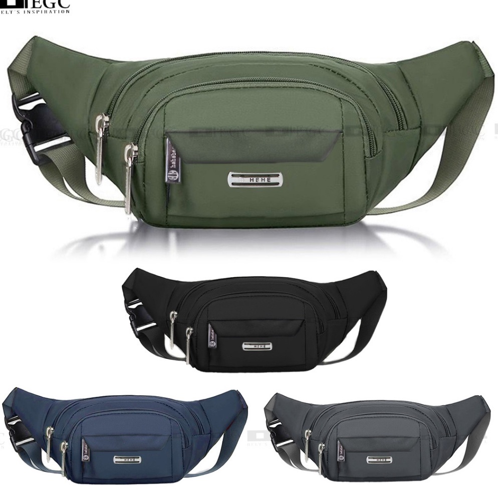 Siap Kirim TAS PINGGANG PRIA HEHEBAG SLING BAG PRIA NYLON TAS SLEMPANG SAM81123