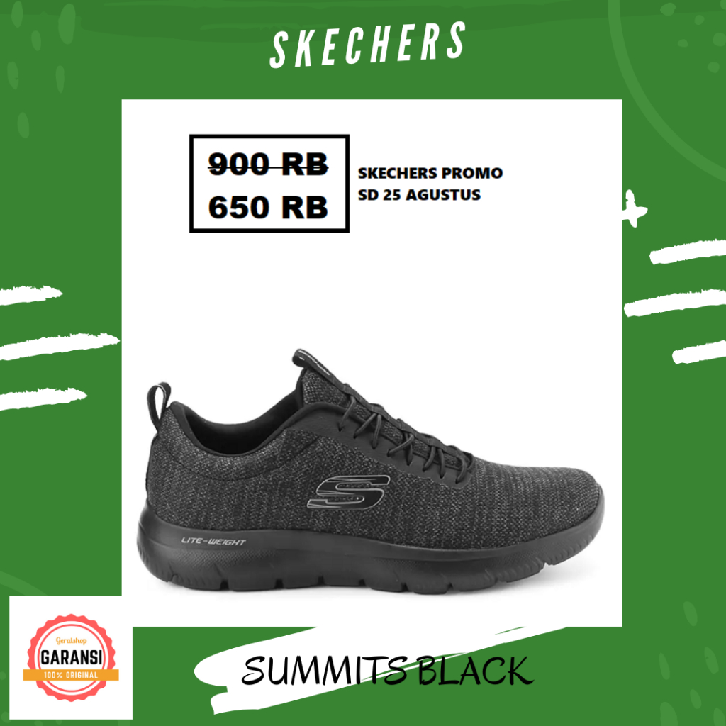 Sepatu skechers pria 100% original SUMMITS