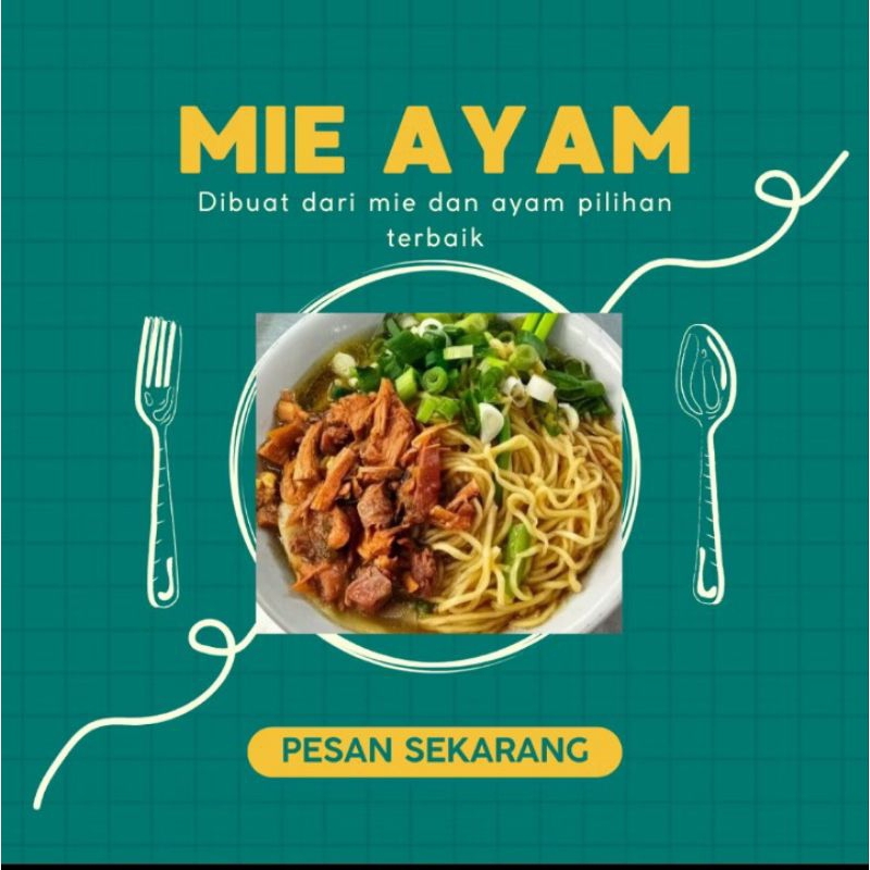 

Mie ayam Frozen Biasa