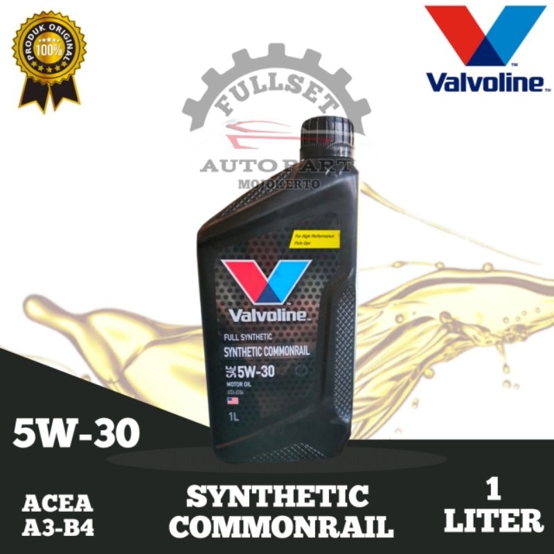 VALVOLINE 5W-30 SYNTHETIC COMMONRAIL (1liter)