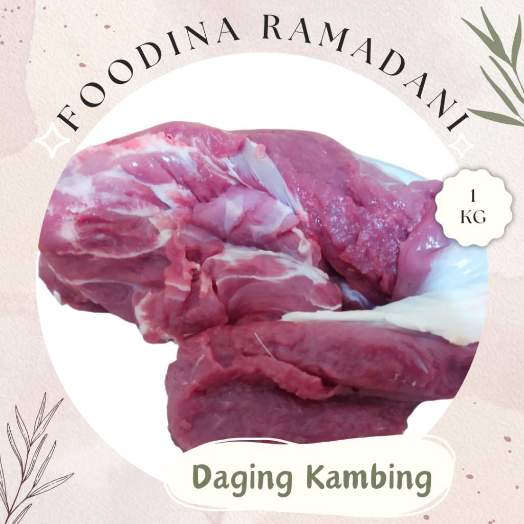

DAGING KAMBING Tanpa Tulang - Lamb and Mutton Fresh [ Berat 1.000gr ] Harga Per KG