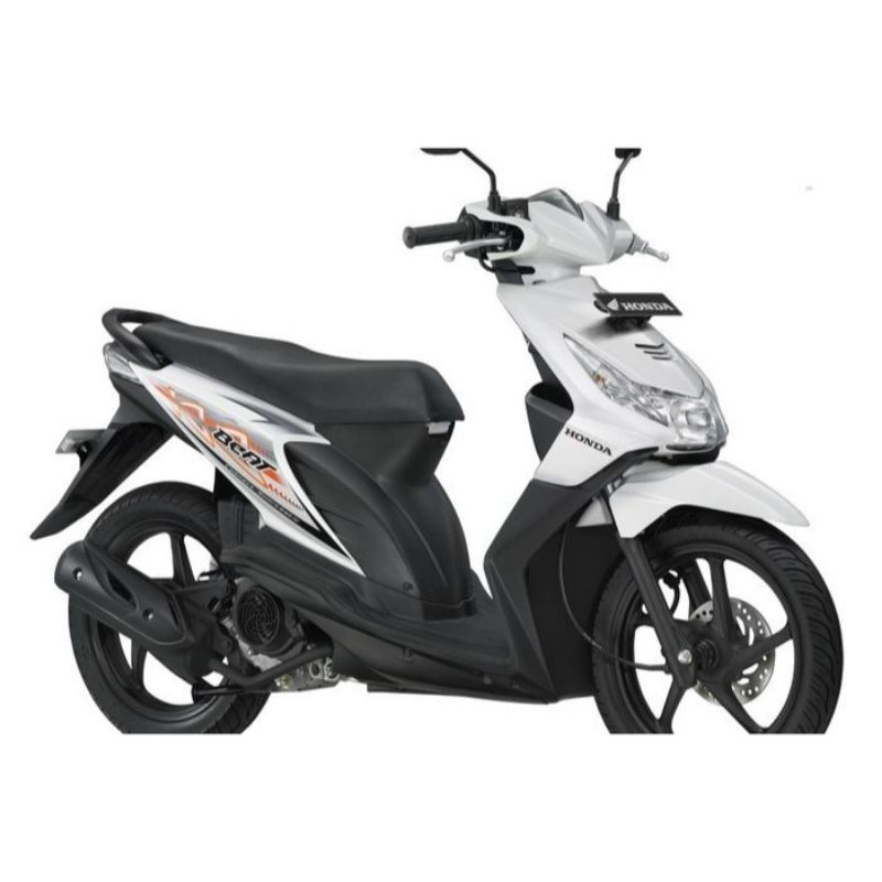 striping lis sticker standar ori honda beat karbu 2012 putih