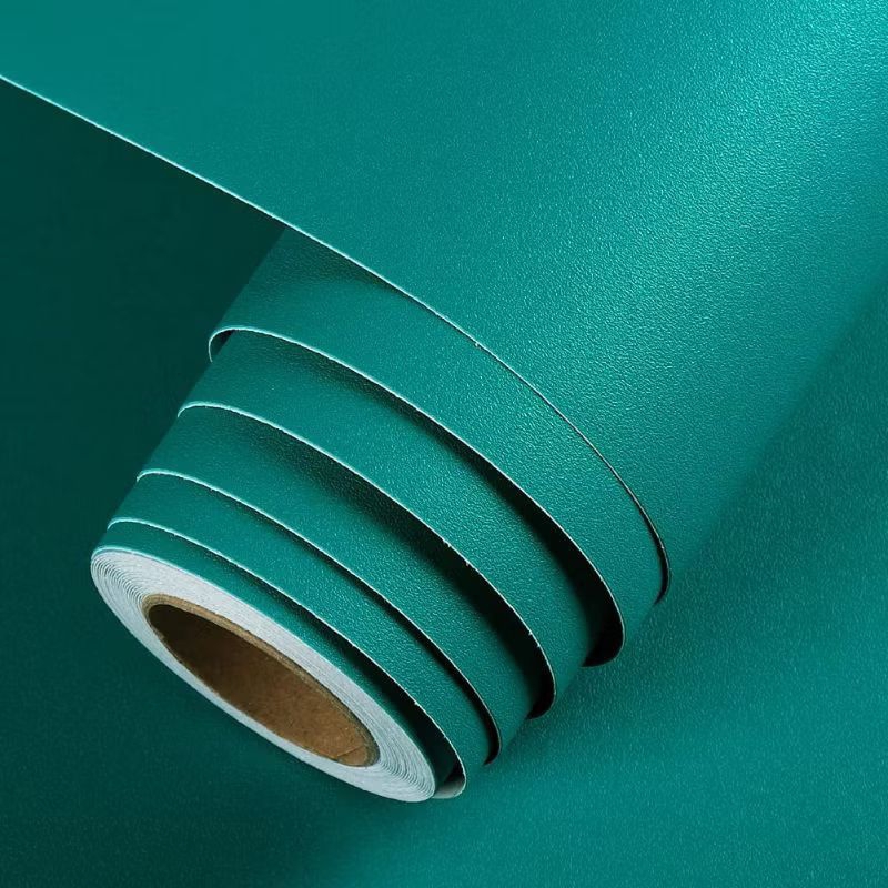 Wallpaper Sticker Dinding Polos HIJAU TOSCA