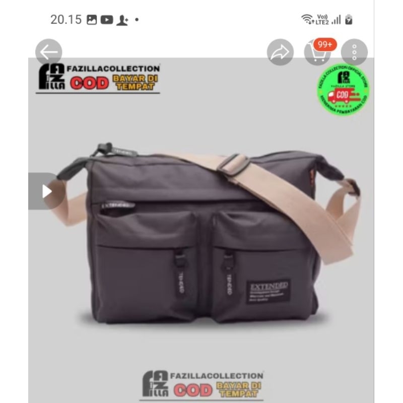 tas selempang pria distro import/tas slempang pria kecil promo/tas sling bag pria