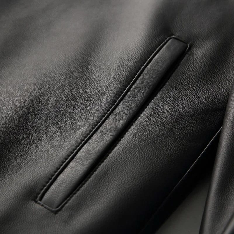 Cuci Gudang Jacket Kulit Varsity Coach Bomber Casual Jaket Kulit Bomber Vintage Jaket Semi Kulit