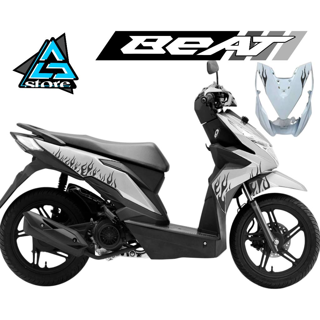 STICKER CUTTING BEAT/B.257/STIKER BEAT FI/STRIPING API/STIKER MOTOR API/STRIPING BEAT 2016 - 2019