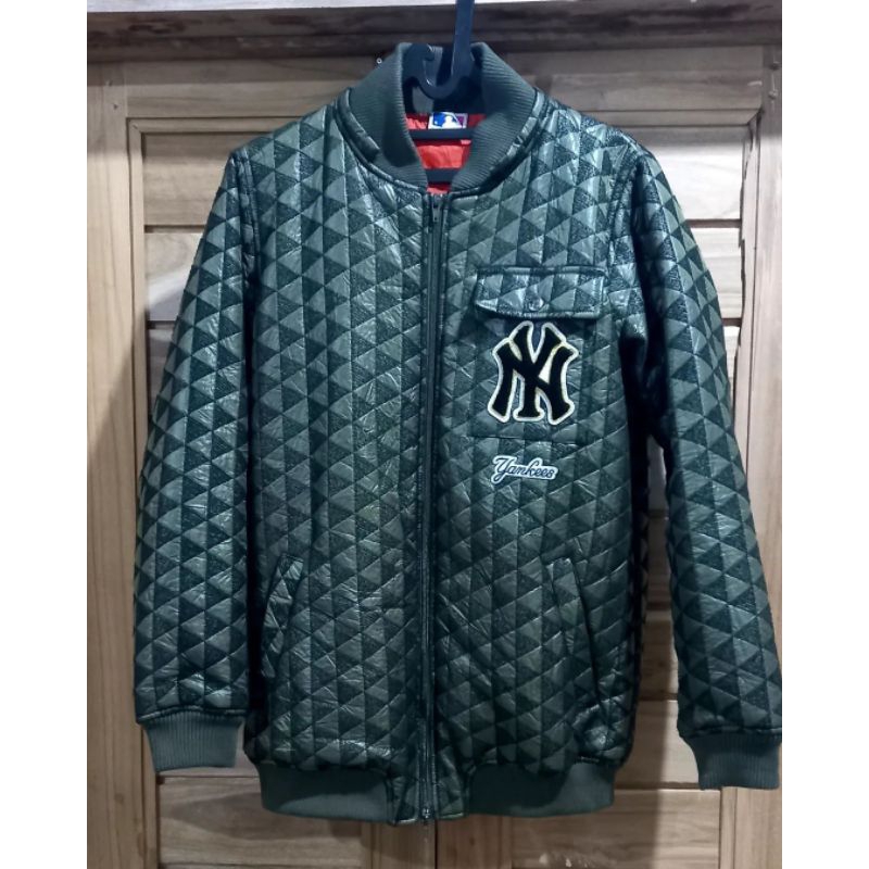 jaket varsity MLB yankees original motif kotak² wajik rare1