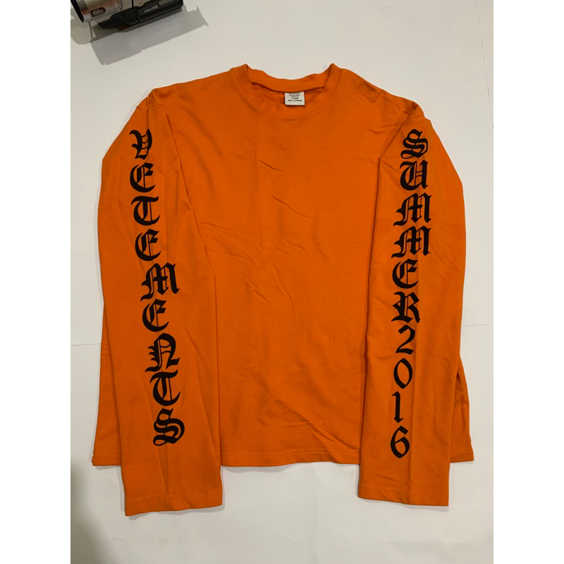 long sleeve Vetements summer 2016 size m