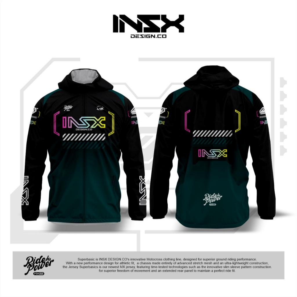 CUSTOM JAKET TASLAN RACING WATERFROOF FREE DESIGN Jaket Racing l Jaket Sport l Jaket Running l Jaket