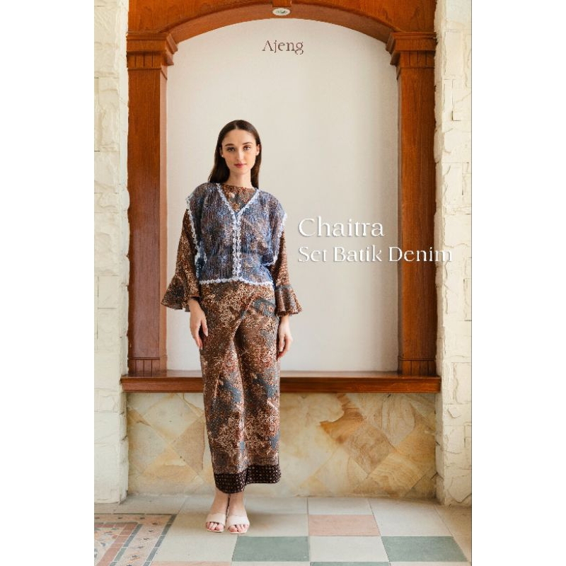 CHAITRA SET | Outer Kaftan Batik Kondangan | By Ajeng.Wear