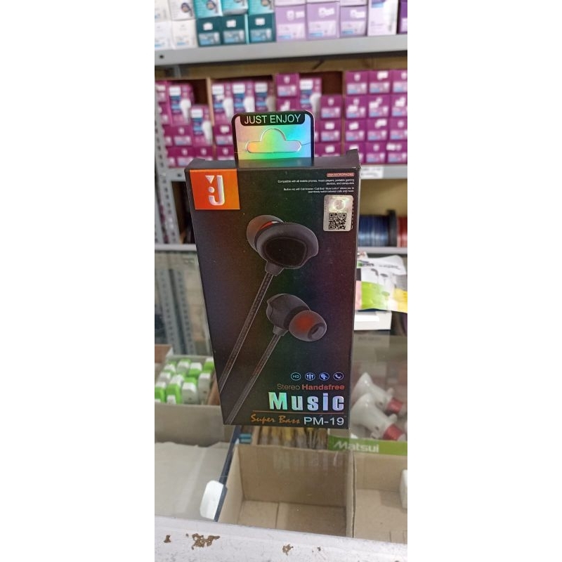 JBL Handsfree Super BASS PM-19 Stereo Handsfree