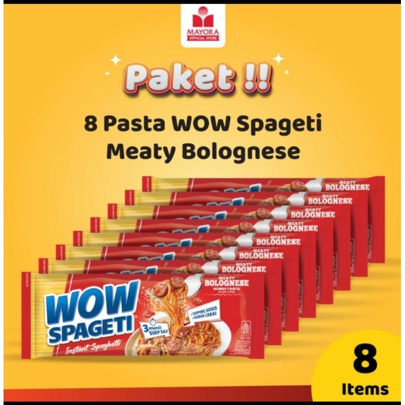 

WOWspageti BOLOGNES PAKETAN 8 PCS