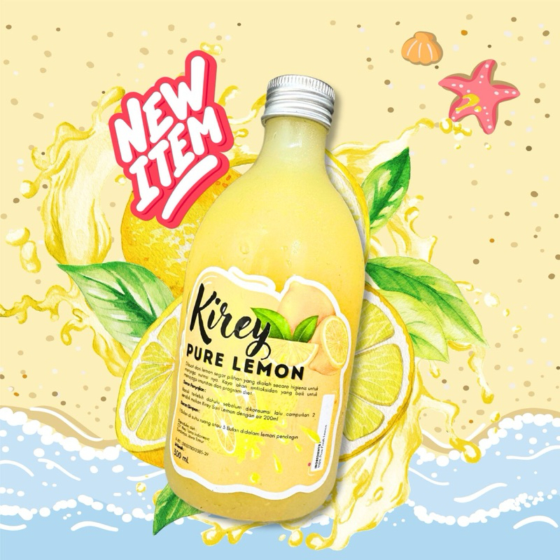 

[NEW LAUNCH] KIREY PURE LEMON | DIET | DETOX | LANCAR BAB (1L)