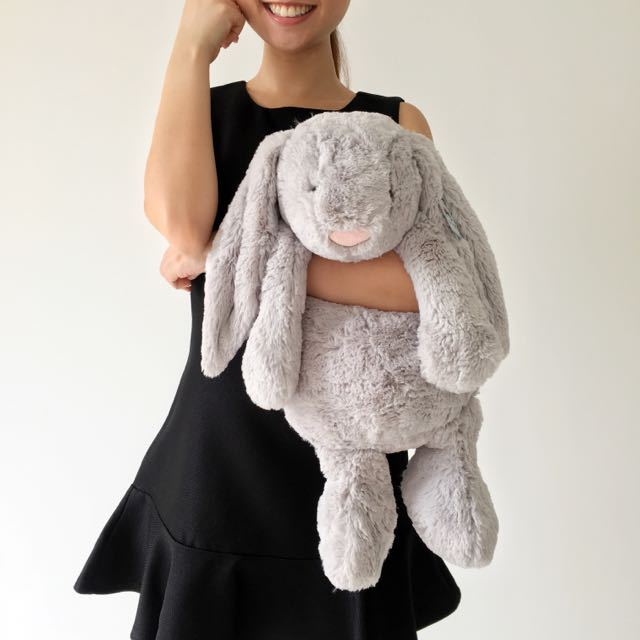 Boneka Jelly Cat Bashful Bunny size Huge Original New Kelinci Lembut