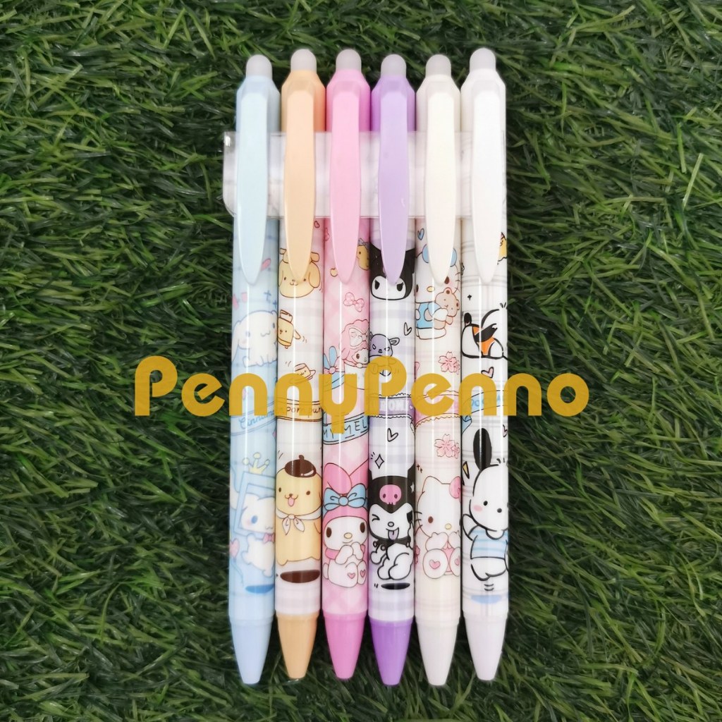 

Pulpen Gel Bisa di Hapus Model Melody Sanrio Cinnamoroll Kuromi / Pena Mekanik
