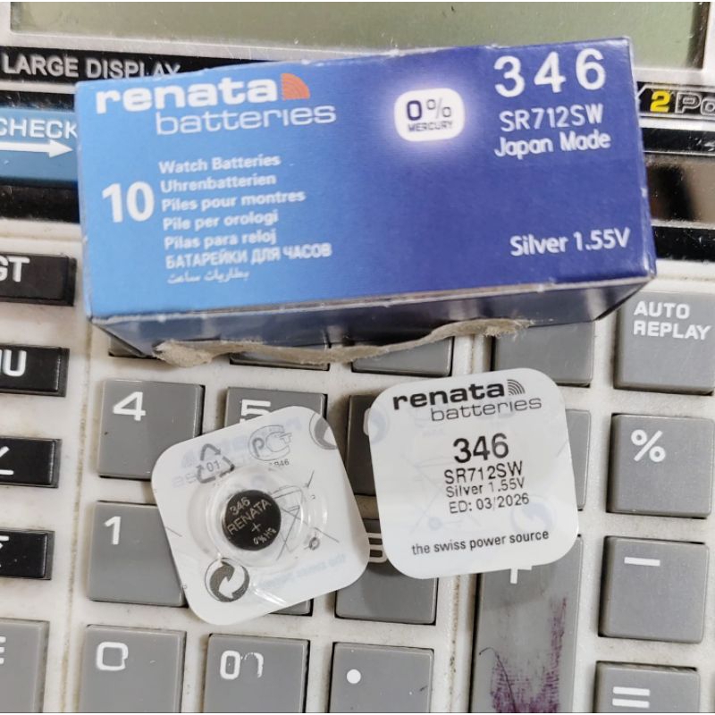 Baterai jam tangan 712 Renata Original
