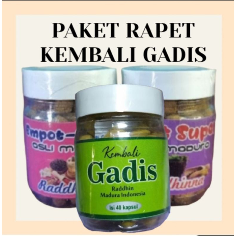 

PAKET HEMAT Super Rapet Kembali Gadis