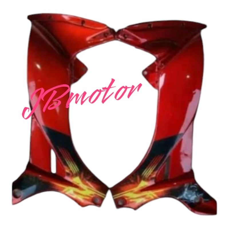 Sayap Dalam Jupiter Z burhan merah maroon+striping