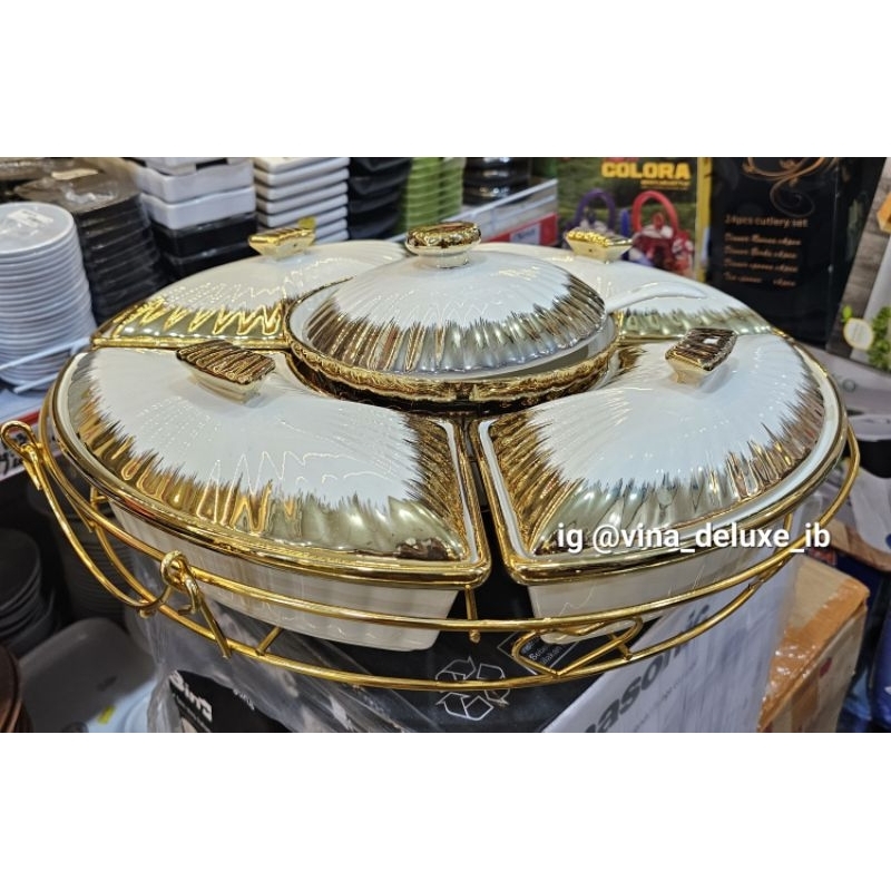 Prasmanan Set Fiorenza 17inch (Hitam MH, Putih MP, Putih LG, Putih LGM, Hijau MT)