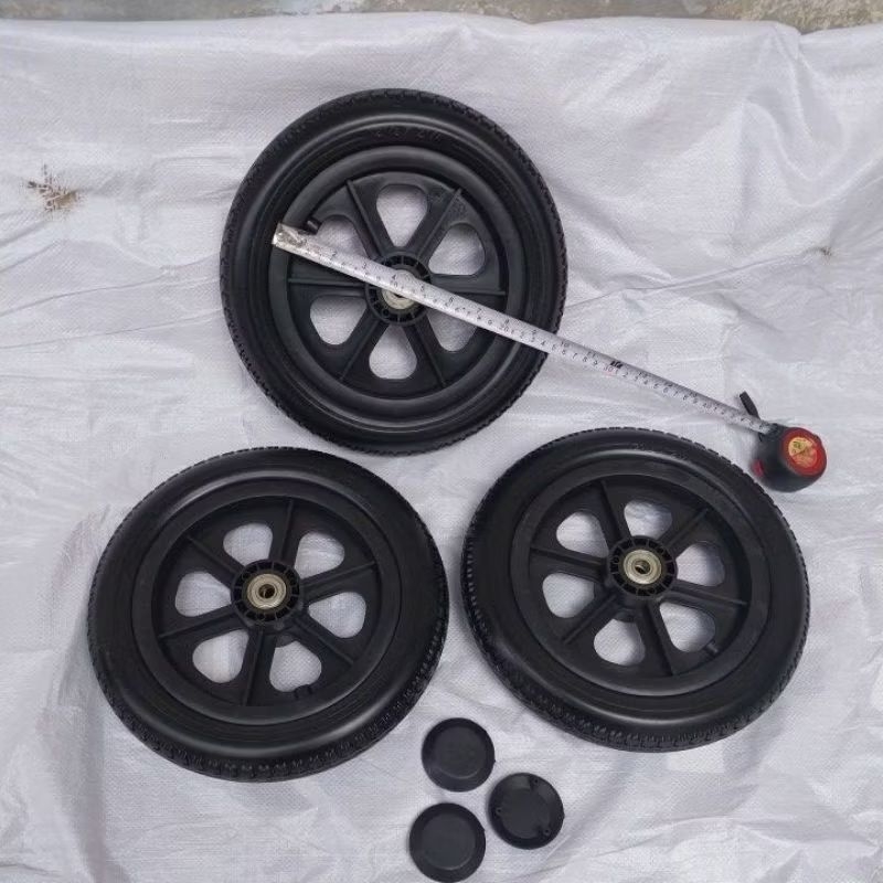 Roda ukuran 12 VELG  + ban mati kursi roda termurah