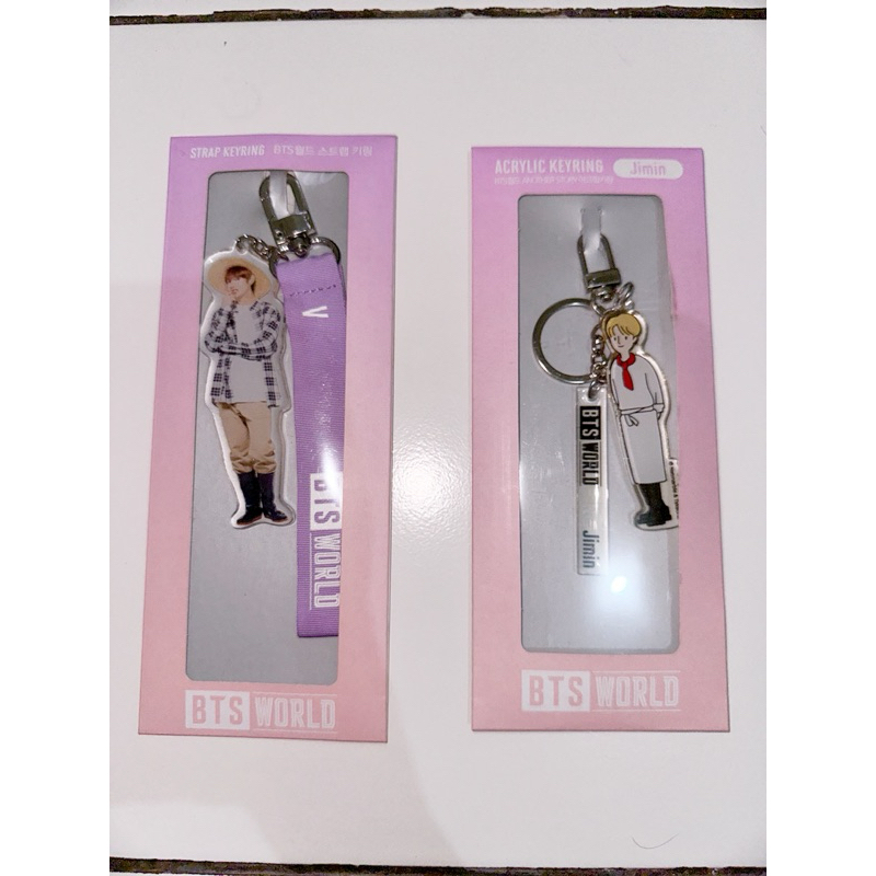 Unsealed Strap Keyring & Acrylic Keyring BTS World