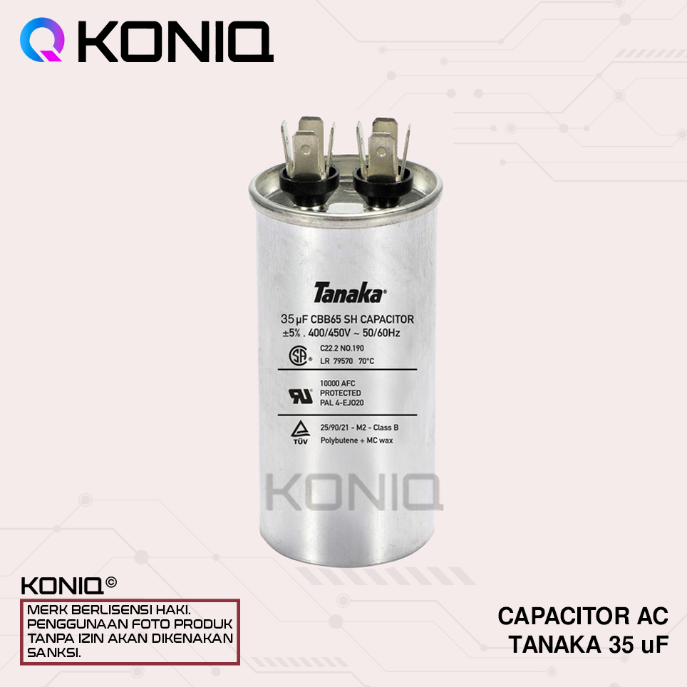 KAPASITOR AC 35 UF MIKRO / CAPASITOR 35 UF MIKRO CBB65