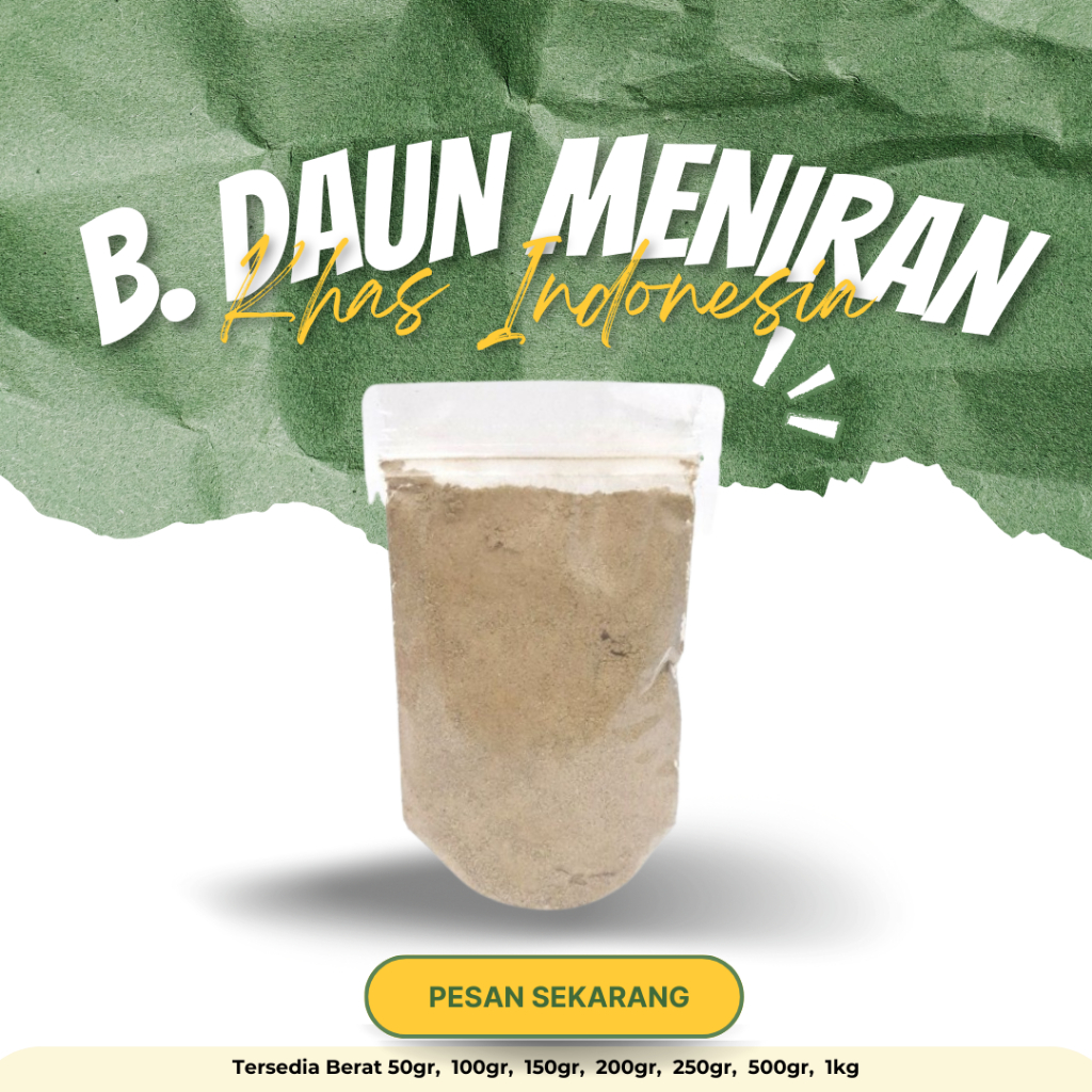 

SERBUK BUBUK HERBAL ALAMI DAUN MENIRAN