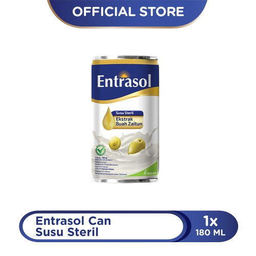 

Entrasol Susu Steril Kaleng - Netto 180ml