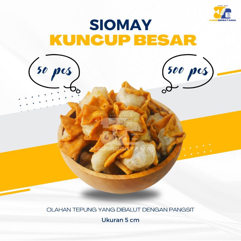 

Siomay Kuncup Mini 5 kg dan Siomay Kuncup Besar isi 500 buah (Ball)