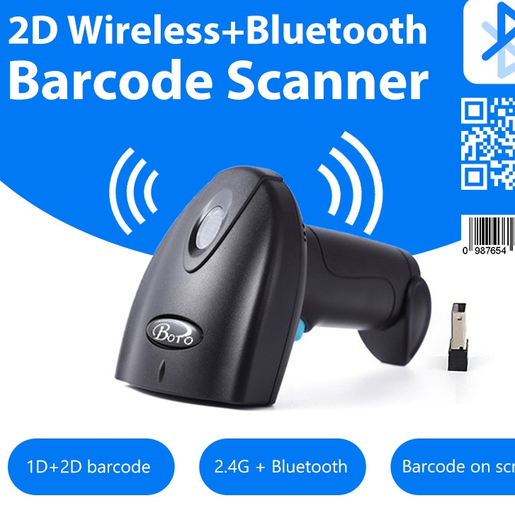 Wireless Epic Finds 2D Barcode Scanner Laser 2.4G Usb Wireless Atau Wireless Barcode Scanner +