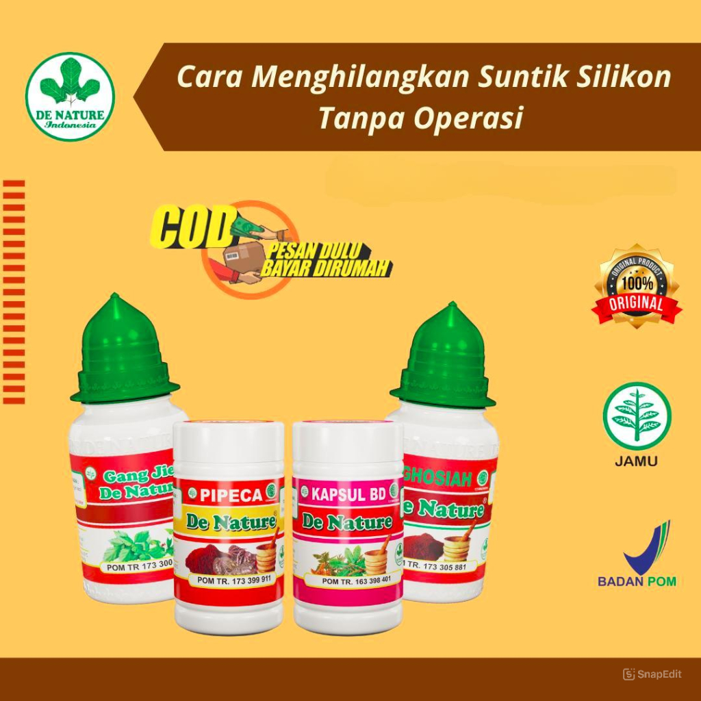Obat Penghilang Suntik Silikon Minyak Kemiri Mengeluarkan Cairan Silikon Minyak Kemiri Herbal Paket 