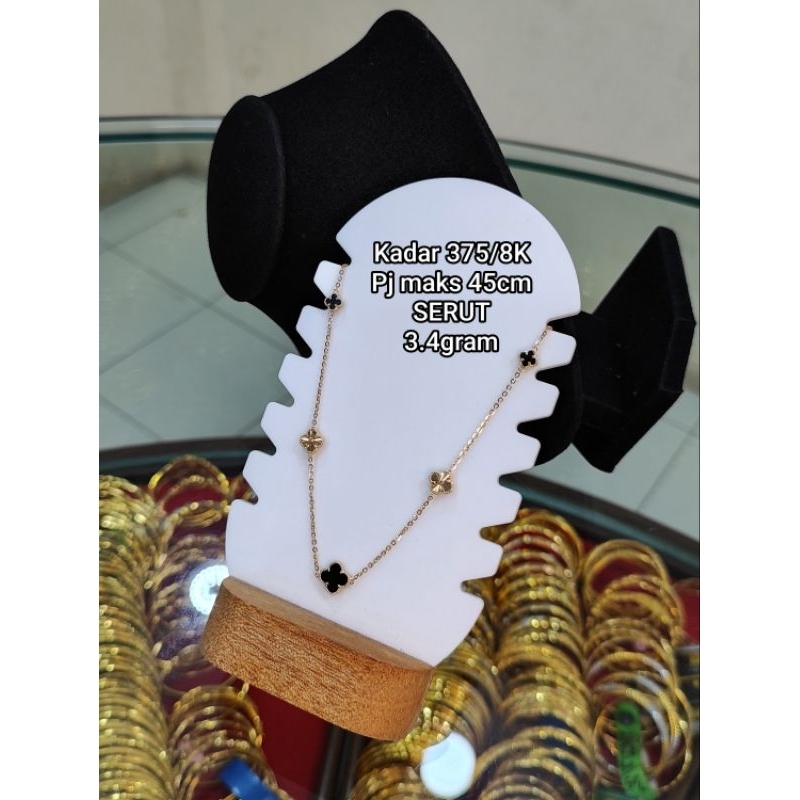 KALUNG SERUT EMAS 375/8K KALUNG SERUT CLOVER KALUNG SERUT VC KALUNG SERUT EMAS ASLI