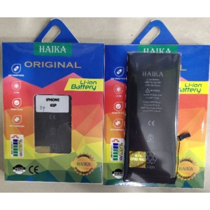 Baterai IPHONE 6S PLUS BATRE BATRAI HAIKA ORIGINAL 100%