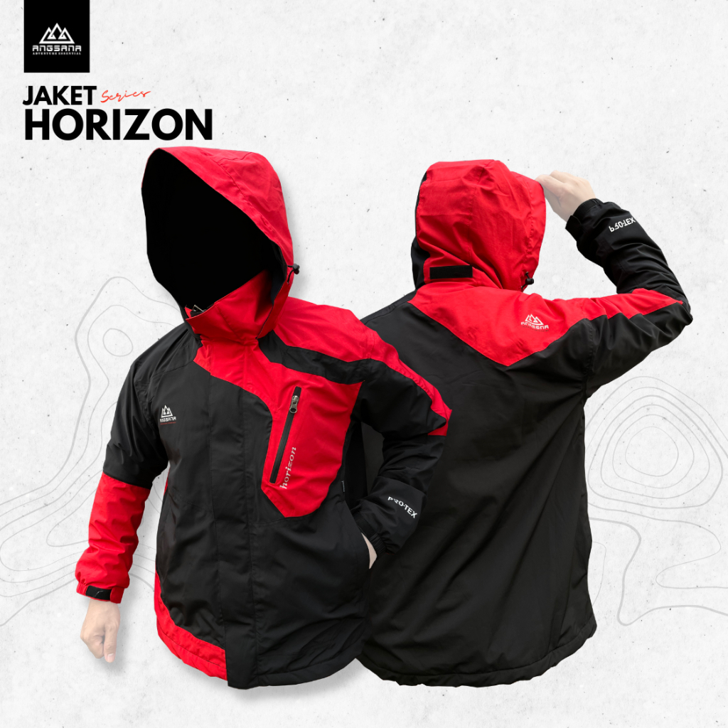 Jaket Waterproof Angsana Seri HORIZON inner Polar