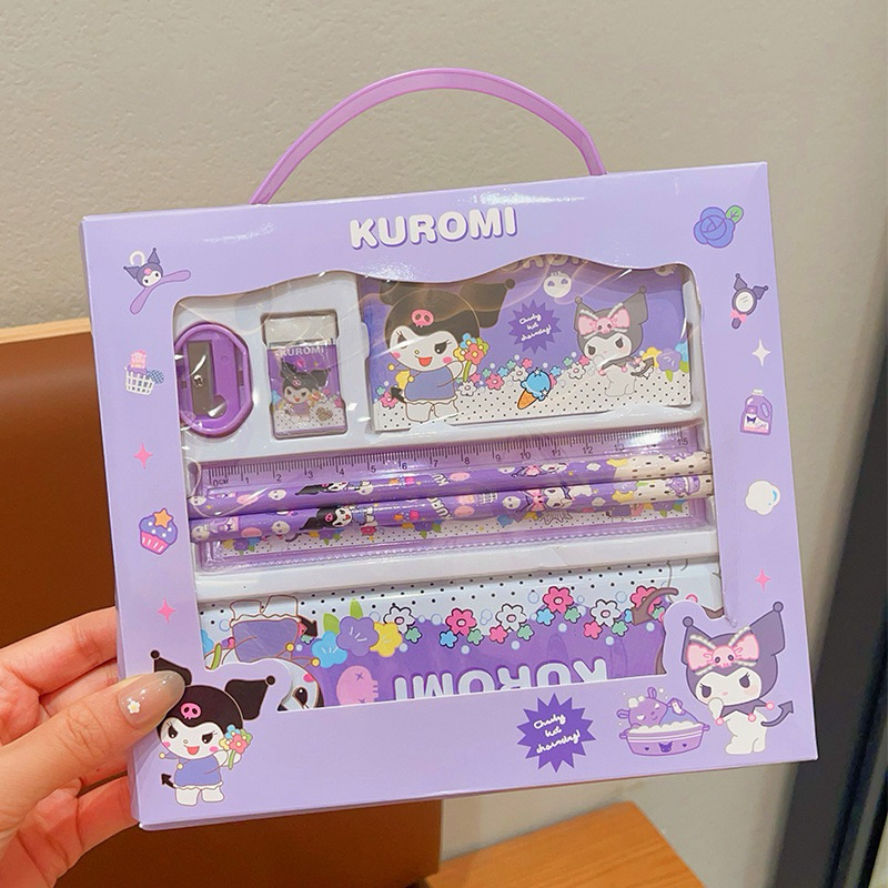 

[Quin] Paket Kotak Pensil Set Alat Tulis Kuromi Melody Cinnamorol