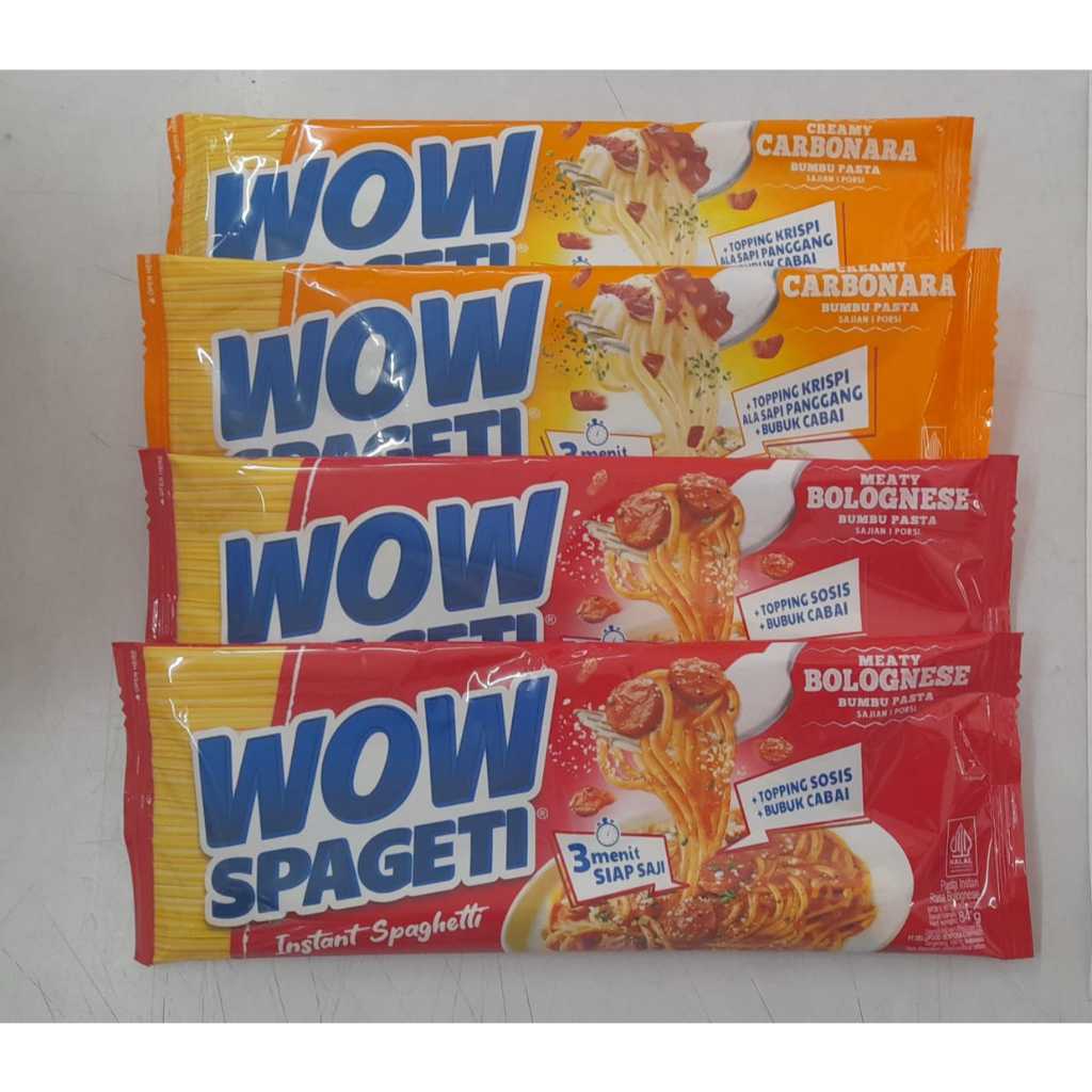 

WOW Spageti Instant Spaghetti 3pcs