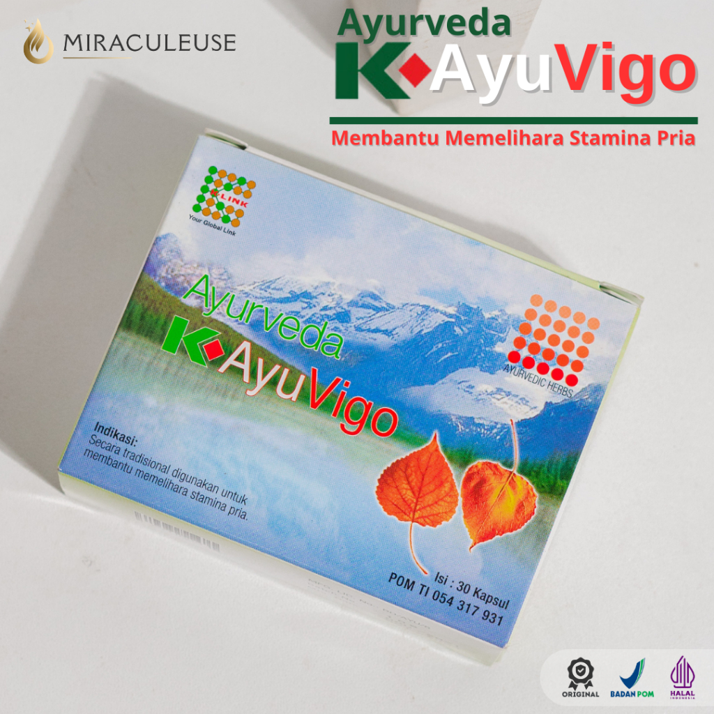 K Ayuverda AyuVigo 30 Capsules ORIGINAL K-LINK | AYU VIGO KLINK