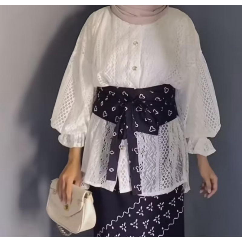 OBI BELT Jumputan OBI BELT Batik Ikat Pinggang Wanita