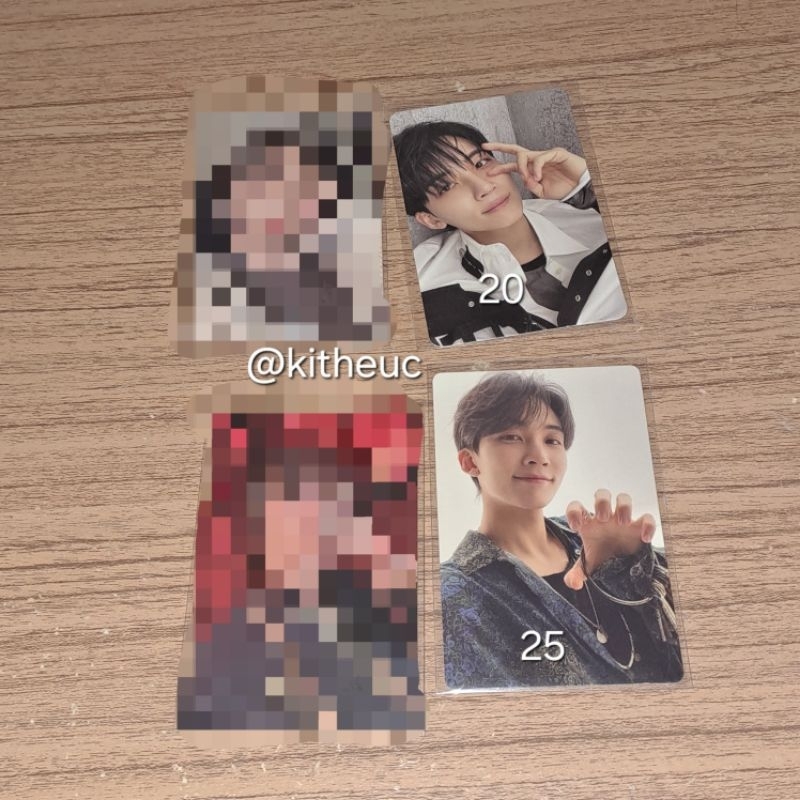 PC PHOTOCARD SVT SEVENTEEN F*ck My Life Face The Sun JEONGHAN ; FML ver A, FML deluxe ver, FTS Shado