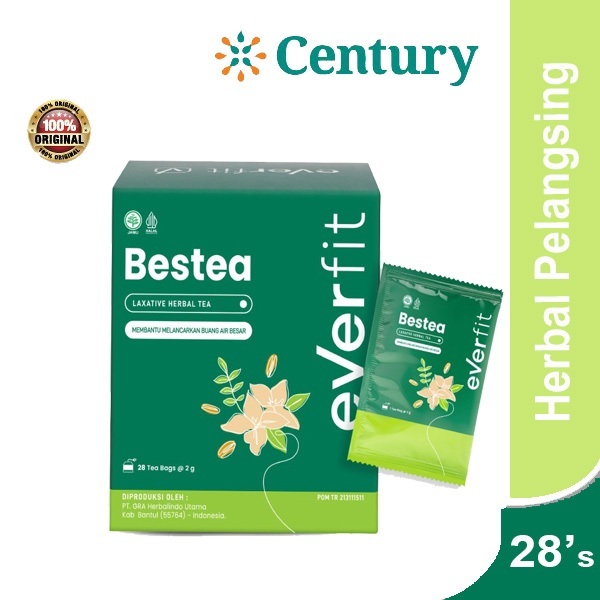 

Everfit Bestea 28 Tea Bags @2gr / Herbal Pelangsing / Slimming