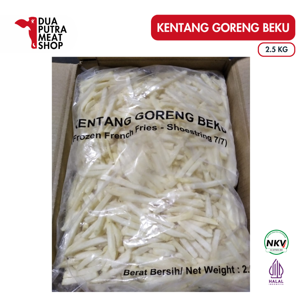 

Kentang Goreng Beku 2,5kg Hyfun | Frozen French Fries